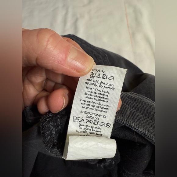 CALVIN KLEIN JEANS  Gray corduroy straight leg pants size 8 - Picture 12 of 15